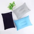 Inflatable Air Pillow Bed Sleeping Camping Pillow PVC Neck Stretcher Backrest Pillow for Travel Plane Head Rest Support. 
