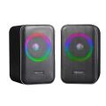 Kisonli X20 20w Usb Rgb Light Gaming Stereo Bluetooth Multimedia Speaker 2.0 [id: 10162]. 