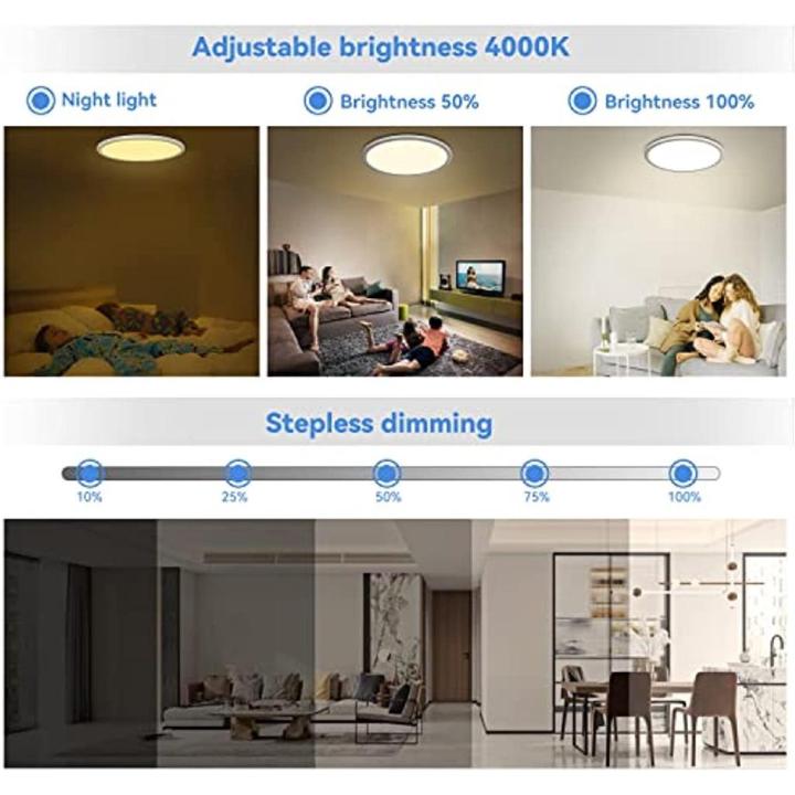 24W%20LED%20Ceiling%20Lamp%20with%20Remote%20Control%2029%205cm%20RGB%20Color%20Change%20Ceiling%20Lamp%20LED%20Panel%20with%204000K%20Dimmable%20Night%20Light%20LED%20Lamps%20Ceiling%20Lamps%20-%20Image%202