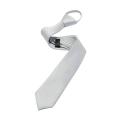 【BestGO】Men Boys Zipper Tie Solid Pre-tied Business Skinny Necktie Party Wedding Club Suit Neckwear. 