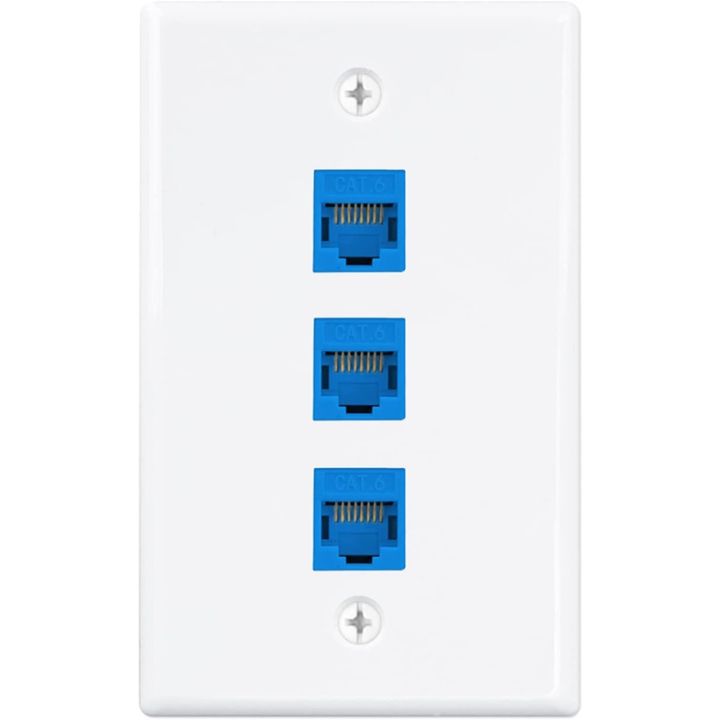1Pack%203-Port%20Ethernet%20Wall%20Plate,%20RJ45%20Wall%20Plate%20with%20RJ45%20Keystone%20-%20Image%207