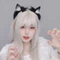 Anime Hair Accessories Cat Ears Makeup Hair Band Simulation Cat Ears Headwear Plush Cat Ears Headband Anime Cosplay Props. 