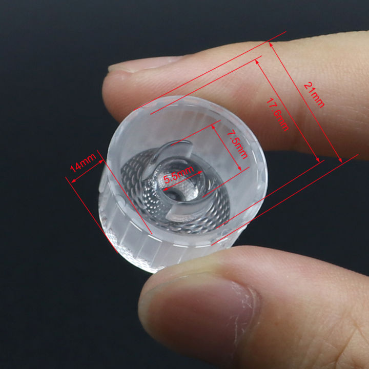 10pcs%2020mm%20Integrated%20Waterproof%20Lens%20With%20Bracket%20Pmma%20Led%20Lens%20Reflector%20Collimator%20For%201w%203w%205w%20Led%20Diode%20Chip%20Lamp%20-%20Image%205