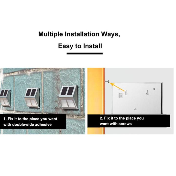 Migeet%204LED%20Solar%20Powered%20Stair%20Lights%20Wall%20Lamp%20Solar%20Step%20Light%20Water-resistant%20Outdoor%20Lighting%20Walkway%20Light%20for%20Deck%20Path%20Patio%20Garden%20Yard%20Auto%20On/Off%20-%20Image%208