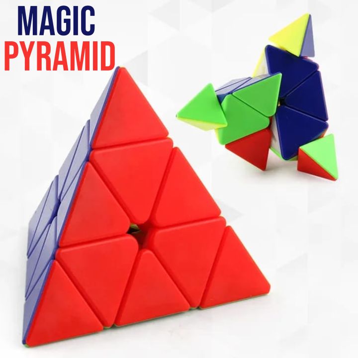 High Speed Super Smooth Pyraminx Cube Ultimate Puzzle Multicolor Brainstorming Toy Super Saver Pack