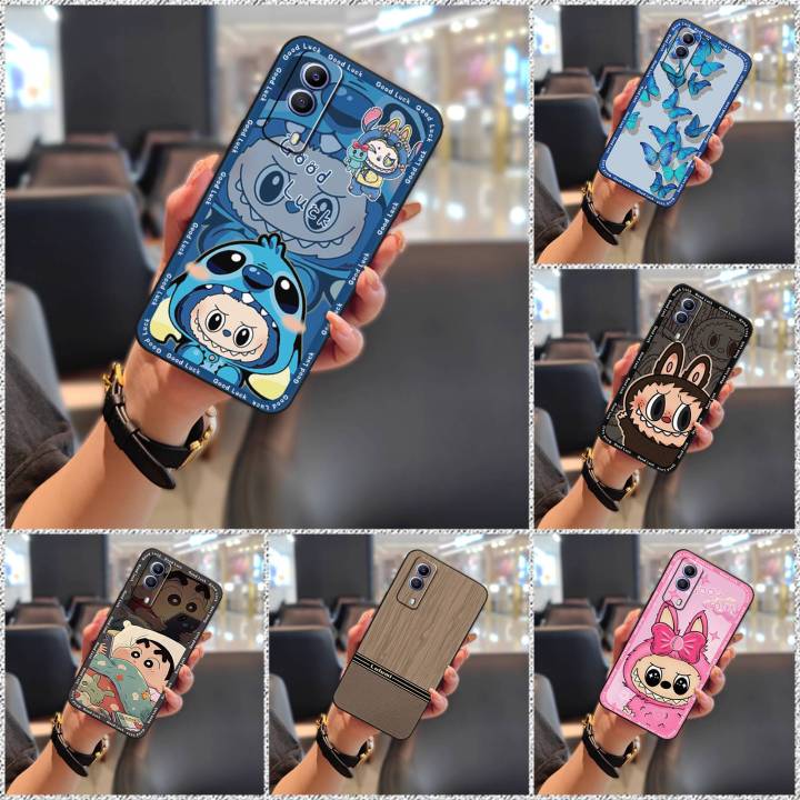 Phone Pouch Cell Phone Sleeve Phone Case For VIVO Y53S 5G/IQOO Z5X/T1X Mobile Case Anti-dust Protective Cover Graffiti