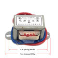 【FOOT SOFA】Aideepen AC 220V To AC 6V 9V 12V 15V 24V 5W Output Voltage 50Hz~60Hz Power Transformer. 