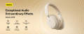 Baseus Bowie H1i Noise-Cancellation Wireless Headphones. 