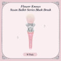 【Folio & Light】Flower Knows Little Angel Swan Ballet Series Love Blush Brush Fluffy Practical Brush Highlighter Bronzer Soft Makeup Brush. 