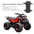Axle Bearing Carrier Rear Axle Bearing Carrier Hub High Strength ATV Axle Bearing Carrier for 110cc to 200cc Quad Go Karts Bike. 