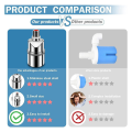 2X Automatic Water Level Control Valve 1/2 Inch Stainless Steel Float Ball Valve for Tank Swimming Pool Straight. 