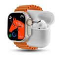Hiwatch i20 Ultra 2 , 3 MAX Suit SmartWatch + Airpods Pro with Transparent Screen Guard Watch with Seven Decorated Straps. 