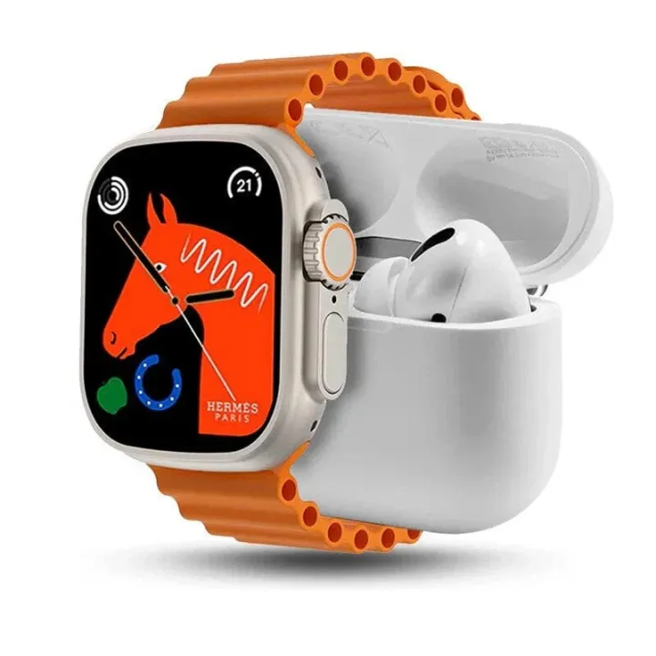 Hiwatch%20i20%20Ultra%202%20,%203%20MAX%20Suit%20SmartWatch%20+%20Airpods%20Pro%20with%20Transparent%20Screen%20Guard%20Watch%20with%20Seven%20Decorated%20Straps%20-%20Image%207