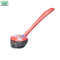 PLASTIC HANDLE STEEL SCRUBBER - HSP -4A17. 
