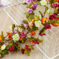 Artificial Flowers for Decoration Floral Rose Vines Wisteria Hanging Flowers Garland for Home Party Wedding Decor. 