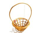 Cane Fruit Basket Handmade Reed Storage Round Basket, Home Decoration Small Size. 