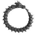 Collectible-grade Keel Chain Three-dimensional Dragon Bracelet Men's Domineering Dragon Head Retro Style Personality High Value. 