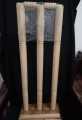 Sports Cricket lether /hard ball  Wooden Stump With Wicket base/stand for indoor/outdoor. 