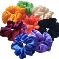 Silk Hair Scrunchies Hair Tie Accessories Soft Ponytail Holder Set of 8 pcs Scrunchies Multicolour 3 sizes are available. 