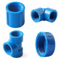 2~20pcs 1/2 3/4 1 Inch Pvc Female Threaded Connector Plastic Pvc Straight Elbow Tee Aquarium Fish Water Supply Adapter. 