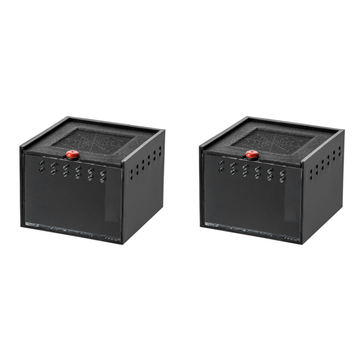 (GGBR) 2X Spider Enclosure Small Insect Breeding Box Prevent Escape ...
