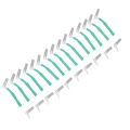 Interdental Brush L Shape Detal Cleaning Brush for Travel. 