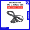 2 Pin Power Cord 2 Pin 5A AC Power Cable. 