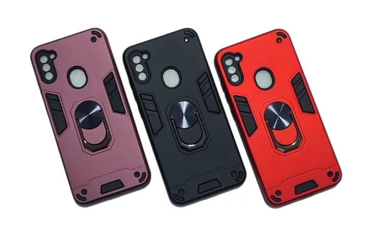 SAMSUNG%20M11%20&%20A11%20Hard%20Shockproof%20Armor%20Back%20Cover%20with%20Finger%20Holder%20Ring%20Back%20-%20Image%202