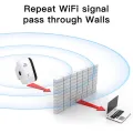 Wireless WiFi Repeater 300Mbps WiFi Extender Amplifier Booster Router 802.11N WPS Long Range 7 Status Light WiFi Repeater for PC and mobile phones smart tv. 