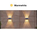Solar Powered Streetlight Solar LED Spotlight Outdoor Waterproof Upper Lower for Balcony Porch Light. 
