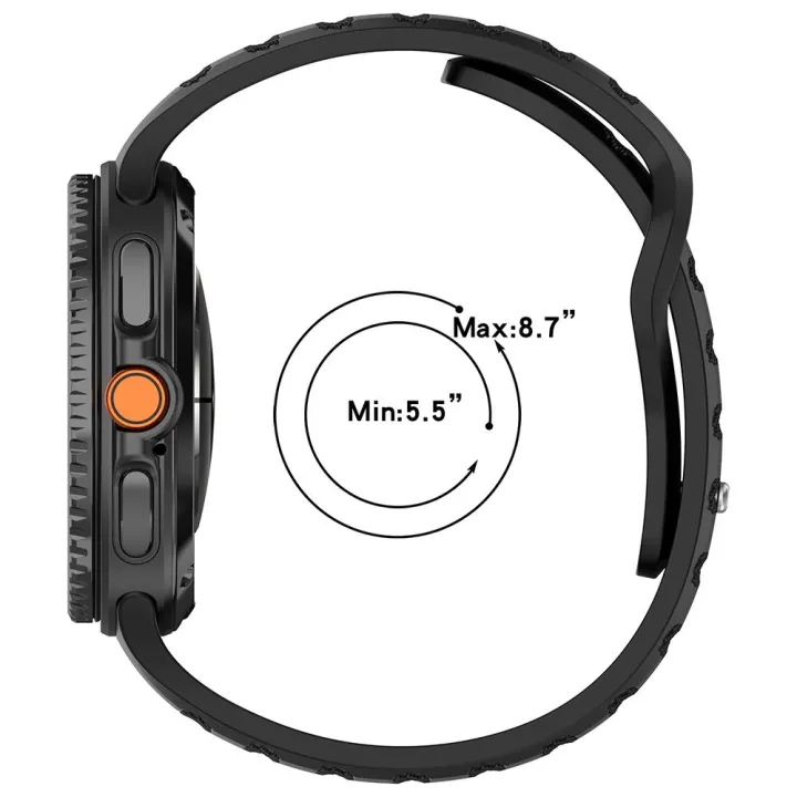 (New)%20xDfind%20Round%20Dots%20Silver%20Stud%20Buckle%20Silicone%20Watch%20Band%20For%20Samsung%20Galaxy%20Watch%20Ultra/Ultra%202025%20-%20Image%206