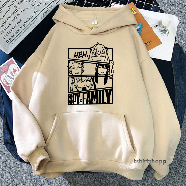 Anime Spy X Family Hoodie Women/Men Aesthetic Manga Anya Forger Hoodies Oversize Hooded Sweatshirt Kawaii Hoody Tops Clothes