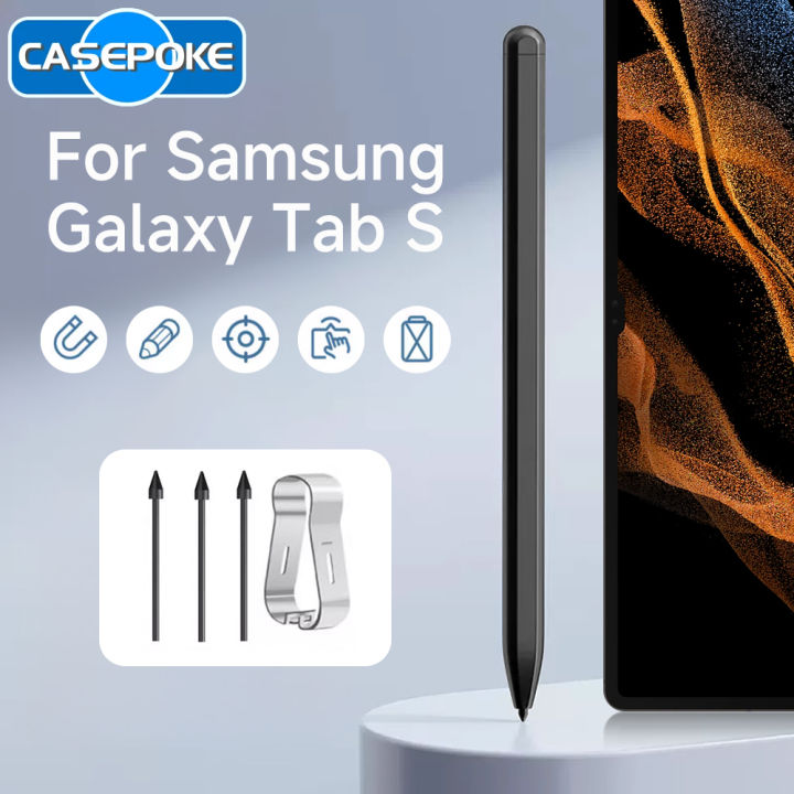 For Samsung Galaxy Tab S Pen with Palm Rejection Stylus Pen for Samsung Galaxy Tab S6 Lite S7 S8 Plus S9+ with 3 Pencil Tips