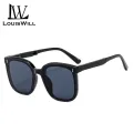 LouisWill Unisex Foldable Sunglasses Fashion Large Frame Sunglasses UV400 Protection Polarized Sunglasses Eyes Protection Eyewear Sun Glasses For Men Women Driving Hiking. 