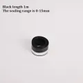 1/2/3M Self-adhesive Sealing Strip Door And Window Glass Window Anti-collision Rubber Strips Silicone Gel Sound Insulation Strip 1Roll. 