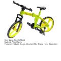 Small Finger Bike Mini Foldable Downhill Mountain Bike Model with Rotary Wheels Educational Toy for Boys Girls Desktop Decoration Gift for Toddlers Buyers' Favorite Foldable Finger Bike. 