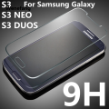 Wenefang Original 9H Tempered Glass For Samsung Galaxy S3 GT-I9300 S3 DUOS I9300i S3 NEO I9301 i9301i Screen Protector Cover GLAS Sklo Caso Capa. 
