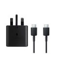 Genuine Samsung Charger 25W Super Fast UK Main Plug And USB-C Cable Super Fast Charging ( 25W ) USB Type-C To Type-C Cable. 