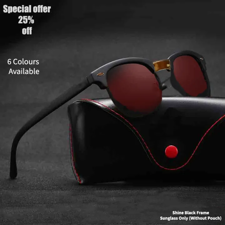 Unisex UV400 Protection Lens Sunglasses Special Promotion Shine Black Sunglasses for Men and Women in Daraz Flyer 28