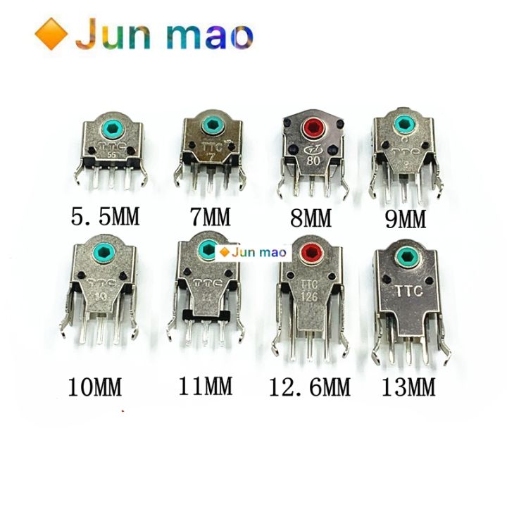 TT/C 5.5/7/8/9/10/11/12.6/13MM mouse wheel encoder Red core green core decoder 5 million life expectancy