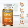 Mulitea Vitamin E Capsules | 1000 IU | 120 Soft Capsules | Non GMO and Gluten Free Supplements. 