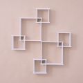 3PCS/Set Square Wall Shelf Hanging Decoration Creative Walls Organizer Decor Stand Racks.