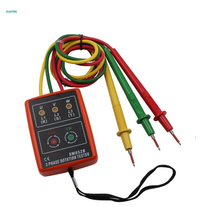 Three Phase Indicator LED Indicator Sequence Tester Digital Phase ...