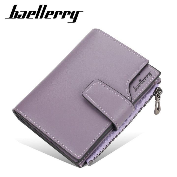 Baellerry Woman Trifold Mini Small Short Purse Wallet Bag Pouch Beg Women Duit Dompet Kecil Lady Perempuan Wanita