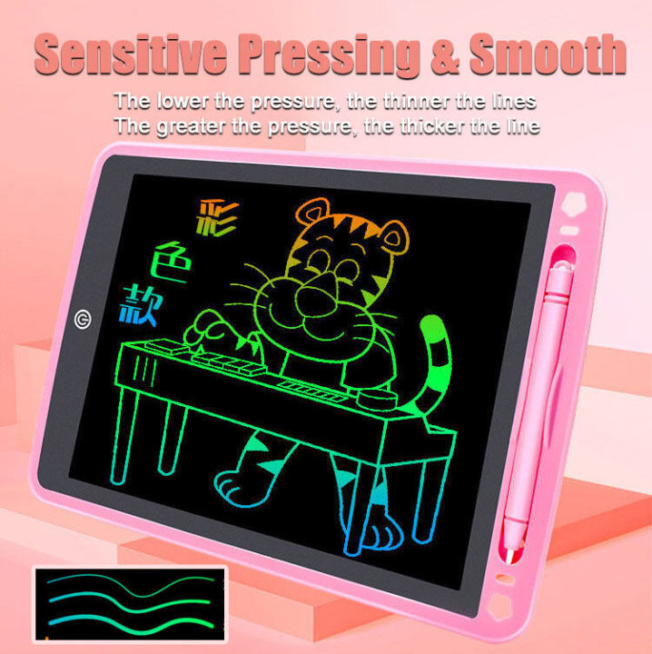 12%20inch%20Graphics%20Tablet%20Drawing%20Tablet%20LCD%20Writing%20Tablet%20Drawing%20Multi%20Painting%20Board%20Writing%20Pad%20Painting%20LCD%20Pad%E6%89%8B%E5%86%99%E6%9D%BF%20-%20Image%204