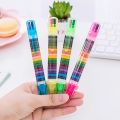 seng 2 Pcs Paint Drawing Crayon Pen 20 Colors Kids DIY Graffiti Pencil Children Art Supplies Painting Tool Educational Toy. 