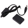 5V 2A ACKE12 ACK-E12 USB  Cord Adapter + LP-E12 DR-E12 DC Coupler for Canon EOS M M2 M10 M50 Digital Camera. 