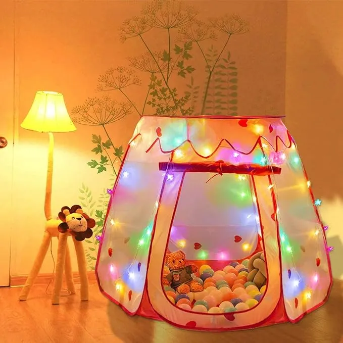ECHIDNA Children's Tent Star Print Children Tent Indoor Outdoor Pretend ...