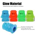 1/4Pcs Round Cap Penguin Glow in The Dark Valve Caps Multicolor Fluorescent Luminous Decorative Tire Wheel Auto Styling Accessories. 