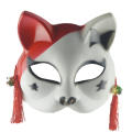 Japanese Anime High-quality Festival party Hand-painted Cosplay Anime Half face Demon Slayer for Masquerade ball Halloween. 